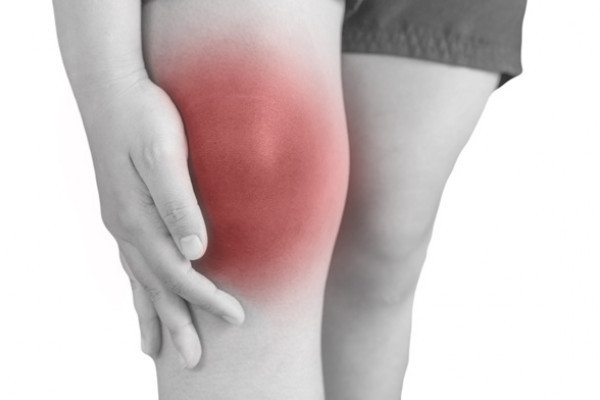 bursită sau inflamație a sacului articulației genunchiului